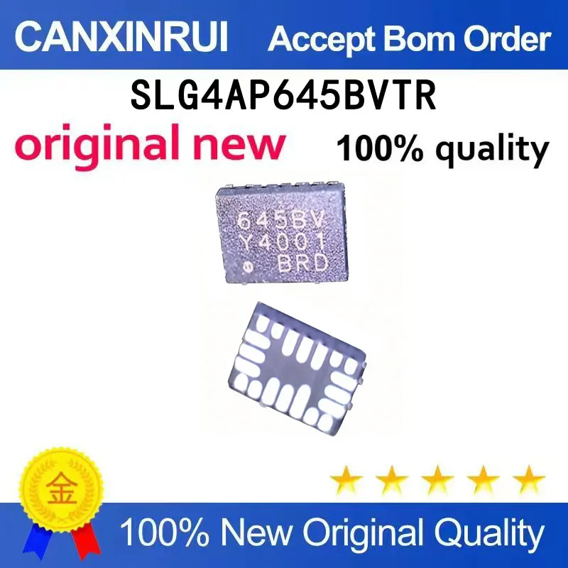 (5-100 pieces)SLG4AP645BVTR SLG4AP645BV silk screen 645BV QFN brand new in stock
(5-100 pieces)SLG4AP645BVTR SLG4AP645BV silk screen 645BV QFN brand new in stock