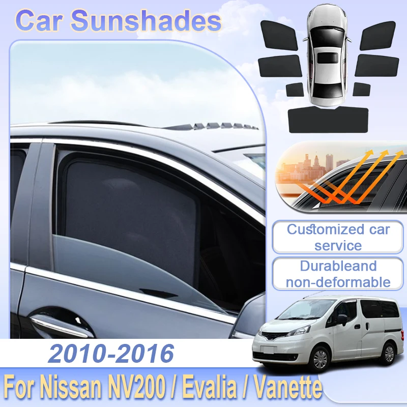 Sun Shade For Nissan NV200 Evalia Vanette 2010 2011 2012 2013 2014 2015 2016 Car Mesh Visor Curtains Anti-UV Vehicle Accessories
Sun Shade For Nissan NV200 Evalia Vanette 2010 2011 2012 2013 2014 2015 2016 Car Mesh Visor Curtains Anti-UV Vehicle Accessories