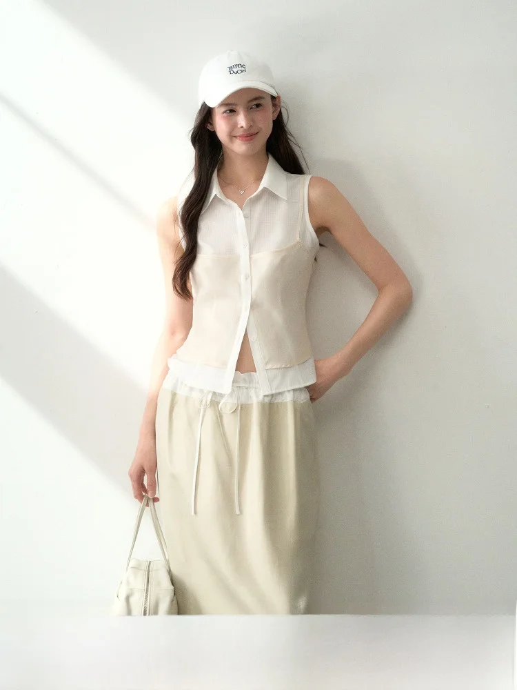 LaluneDuCiel Casual irt And Straight Skirt Two-Piece Set for Women Summer Faionable And Ele Polyester Blend
LaluneDuCiel Casual irt And Straight Skirt Two-Piece Set for Women Summer Faionable And Ele Polyester Blend