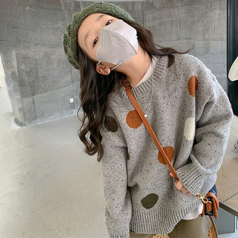 Girl's Contrasting Color Round Neck Loose Sweater 2025 Autumn New for Children's Baby Fashionable Lazy Style Long Sleeved Top
Girl's Contrasting Color Round Neck Loose Sweater 2025 Autumn New for Children's Baby Fashionable Lazy Style Long Sleeved Top