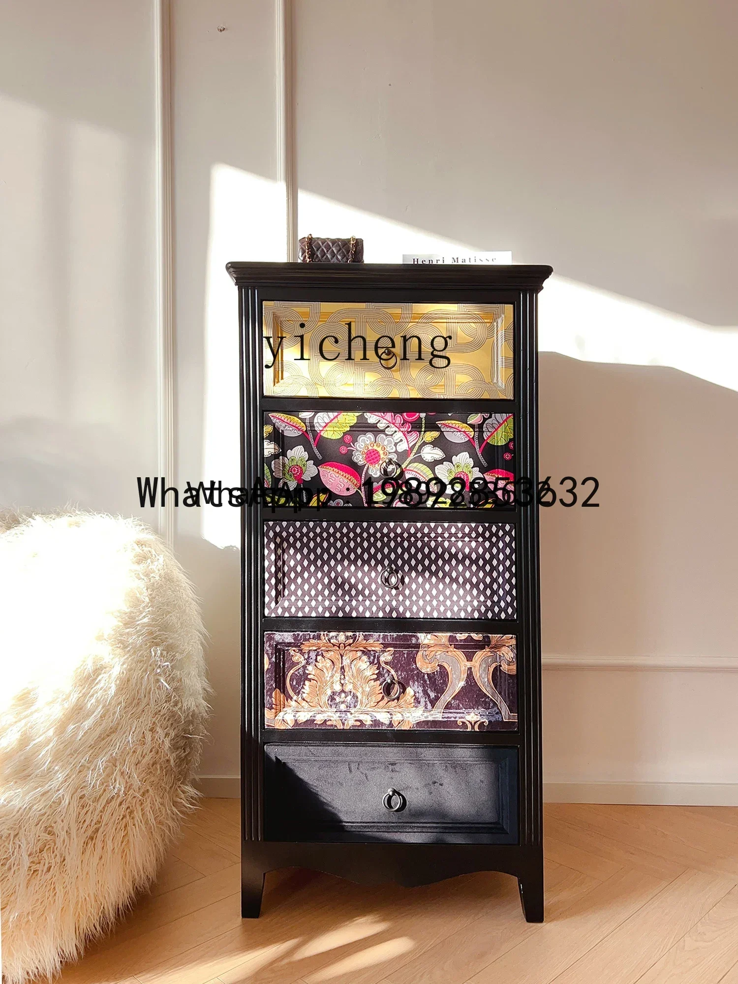 LYY European solid wood carved chest cabinet storage cabinet fabric 5 chest storage cabinet
LYY European solid wood carved chest cabinet storage cabinet fabric 5 chest storage cabinet