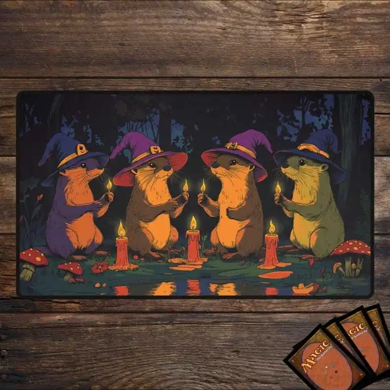 Dark Otter with Area MTG Playmat Magic Party Card Mat Large Office Mousepad Rubber for TCG DTCG CCG RPG Trading Cards Desk Mats
Dark Otter with Area MTG Playmat Magic Party Card Mat Large Office Mousepad Rubber for TCG DTCG CCG RPG Trading Cards Desk Mats