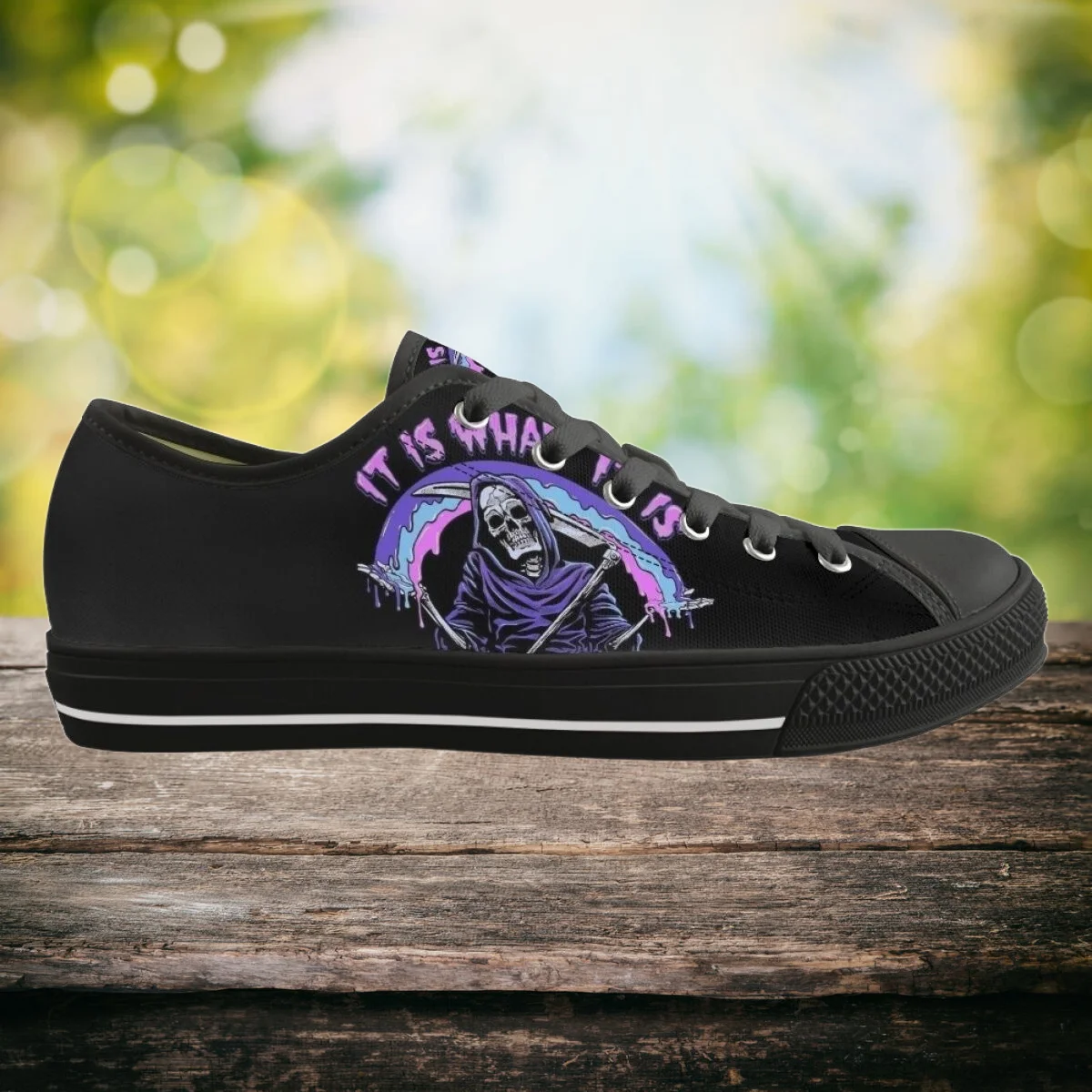 Halloween Gift Rainbow Skull Classic Low Top Canvas Shoes for Woman Outdoor Work Non-slip Mesh Shock Absorbing Running Sneakers
Halloween Gift Rainbow Skull Classic Low Top Canvas Shoes for Woman Outdoor Work Non-slip Mesh Shock Absorbing Running Sneakers