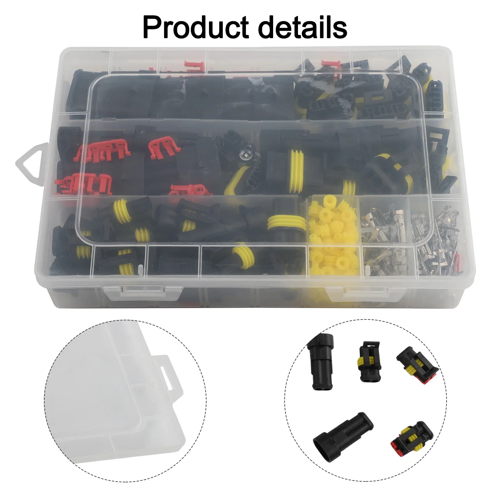 Simplified Usage Lightweight & Compact Design in the Complete Set of waterproof electrical connectors (352 Pcs)
Simplified Usage Lightweight & Compact Design in the Complete Set of waterproof electrical connectors (352 Pcs)