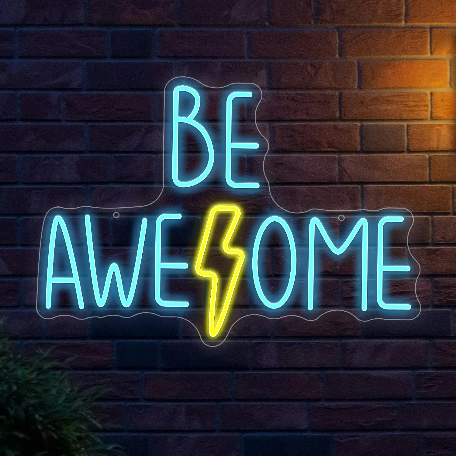 Be Awesome Neon Sign Dimmable Words LED Neon Light Sign for Classroom Bedroom Library Study Room Hostel Gym Office Wall Decor
Be Awesome Neon Sign Dimmable Words LED Neon Light Sign for Classroom Bedroom Library Study Room Hostel Gym Office Wall Decor