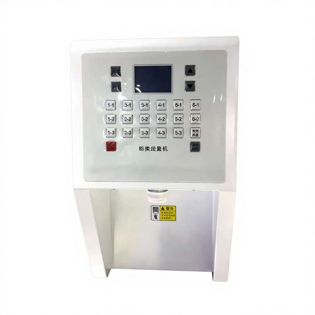 -oo Automatic Fruit Powder Quantifier Machine New Electric Precise 220V Fast Milk Tea Shop Fructose Dispenser