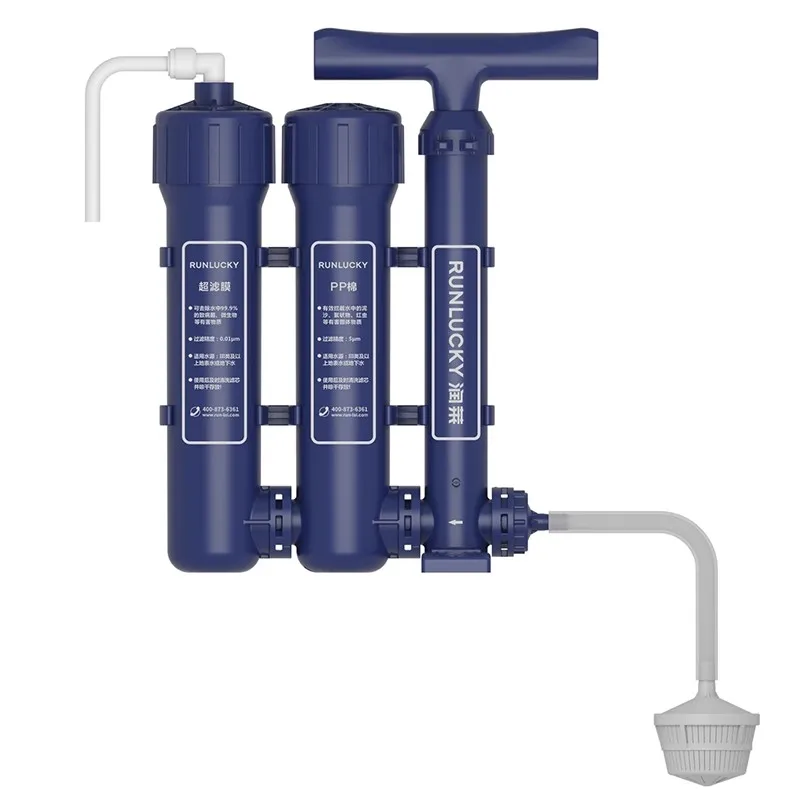 Outdoor Water Purifier Portable Hand Pressure Filter Individual Field Camping Vehicle Survival Drinking Water Ultra Filter
Outdoor Water Purifier Portable Hand Pressure Filter Individual Field Camping Vehicle Survival Drinking Water Ultra Filter