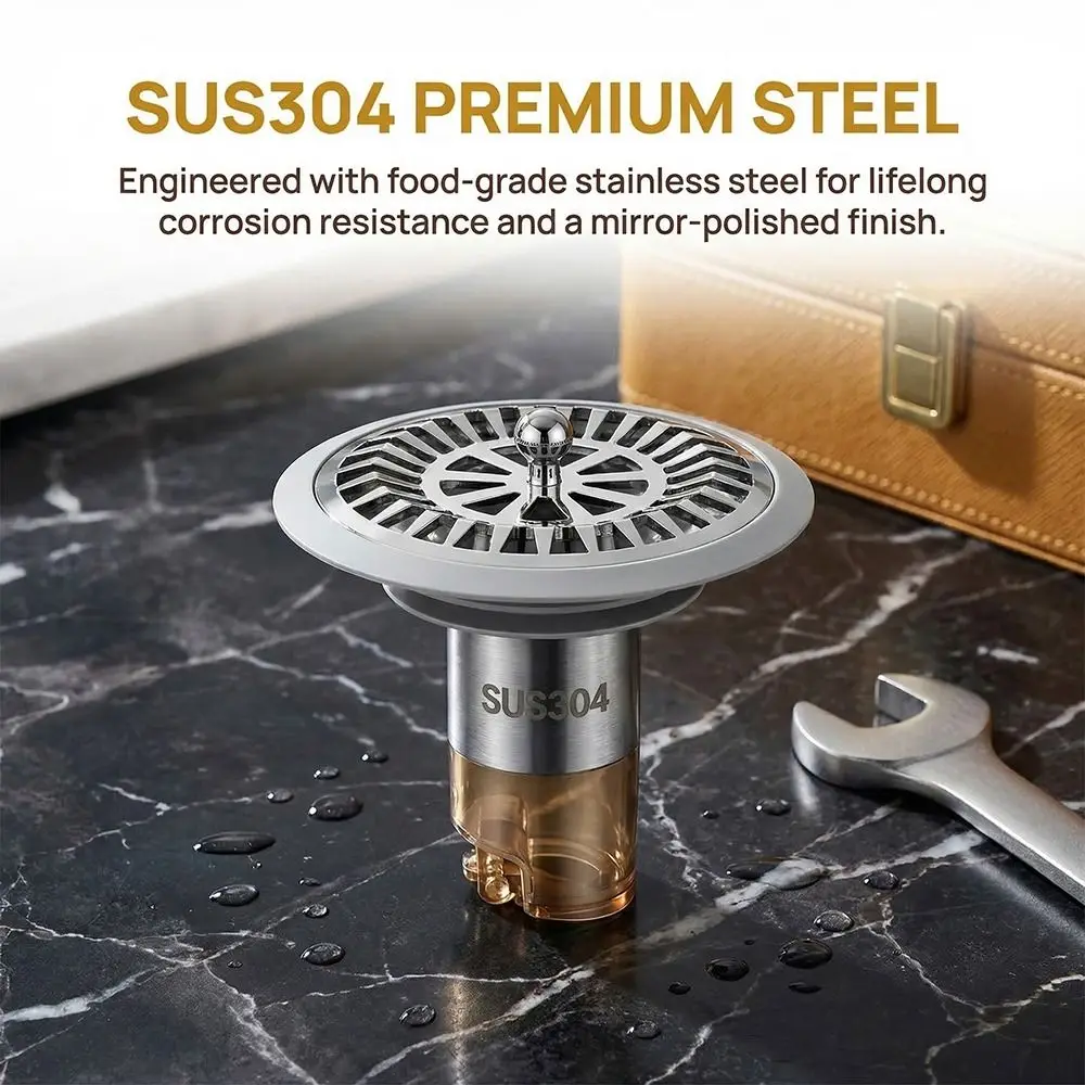 Multiple Sizes Floor Drain Core Rapid Drainage Magnetic Floor Drain Filter Plugs Anti-clogging Stainless Steel Floor Strainer
Multiple Sizes Floor Drain Core Rapid Drainage Magnetic Floor Drain Filter Plugs Anti-clogging Stainless Steel Floor Strainer