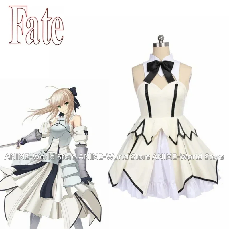 Game Anime Fate stay night Saber Lolita Combat uniform Dress Cosplay Costume Custom Size
Game Anime Fate stay night Saber Lolita Combat uniform Dress Cosplay Costume Custom Size