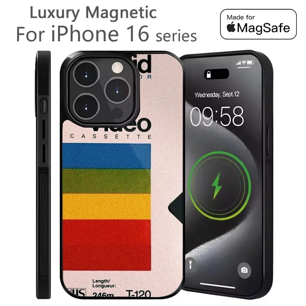 Retro VHS Video Tape Phone Case For iPhone 16,15,14,13,12,11,Plus,Pro,Max Mini Magsafe Magnetic Wireless Charging
Retro VHS Video Tape Phone Case For iPhone 16,15,14,13,12,11,Plus,Pro,Max Mini Magsafe Magnetic Wireless Charging