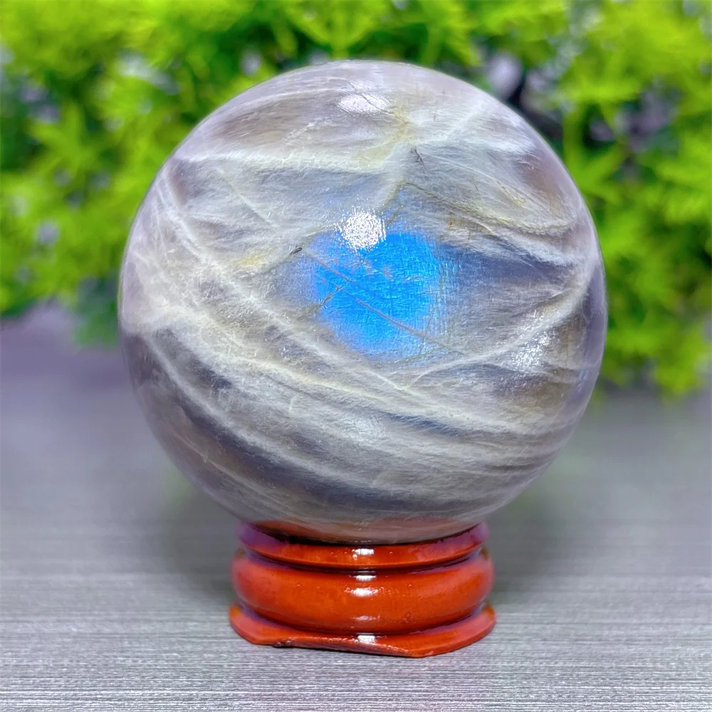 Blue Moonstone Sphere Natural Crystal Home Decoritems Room decor Luck Quartz Stone Garden Reiki Healing Energy Love Gifts +Stand
Blue Moonstone Sphere Natural Crystal Home Decoritems Room decor Luck Quartz Stone Garden Reiki Healing Energy Love Gifts +Stand