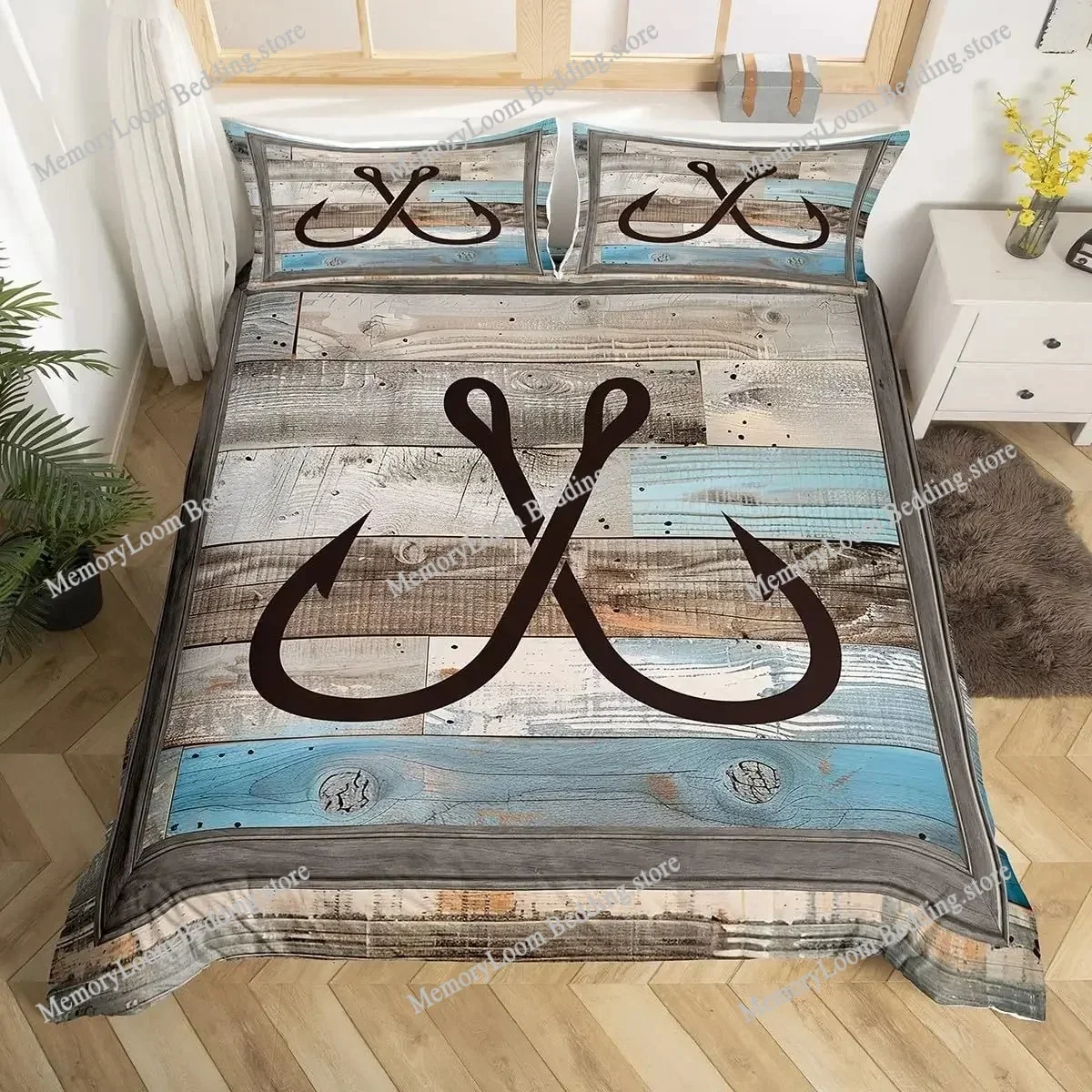 New Cozy Fishhook Bedding Set Single/Twin/Full/Queen/King Size Adult Kid Bedroom Soft-Touch Duvet Cover 3D Print Bed Sheet Set
New Cozy Fishhook Bedding Set Single/Twin/Full/Queen/King Size Adult Kid Bedroom Soft-Touch Duvet Cover 3D Print Bed Sheet Set