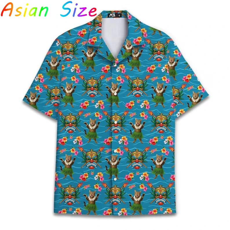 Тропические пляжные гавайские рубашки для мужчин Рубашка с пальмовым деревом Мужские рубашки с коротким рукавом на пуговицах Повседневные повседневные блузки с рисунком животных
Тропические пляжные гавайские рубашки для мужчин Рубашка с пальмовым деревом Мужские рубашки с коротким рукавом на пуговицах Повседневные повседневные блузки с рисунком животных