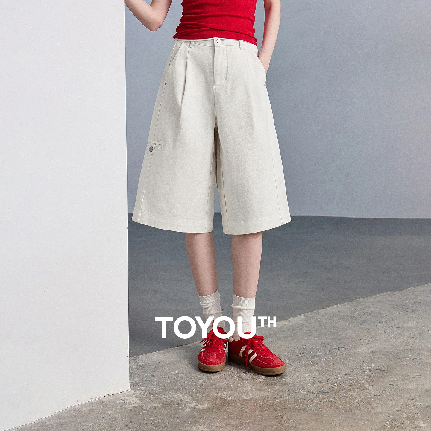 TOYOUTH Women Denim Jeans 2026 Summer New High Waist American Style Wide Leg Workwear Cropped Pants White
TOYOUTH Women Denim Jeans 2026 Summer New High Waist American Style Wide Leg Workwear Cropped Pants White