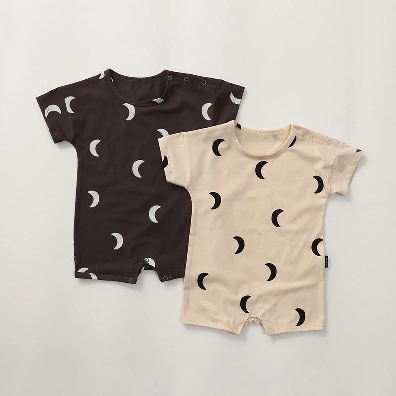 Baby Moon Print Romper Short Sleeve 100% Cotton Summer Newborn Unisex Snap Closure Short Leg Jumpsuit Boy Girl One Piece
Baby Moon Print Romper Short Sleeve 100% Cotton Summer Newborn Unisex Snap Closure Short Leg Jumpsuit Boy Girl One Piece