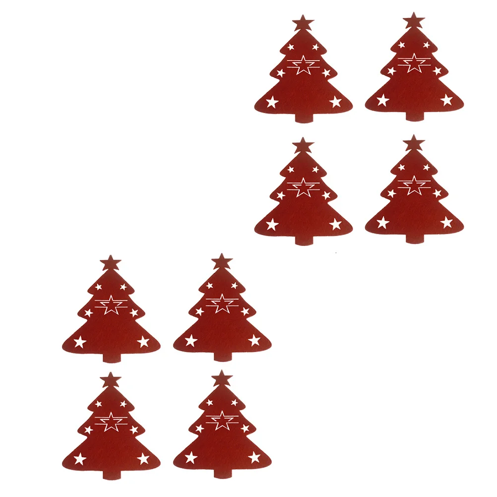 8pcs Christmas Tree Cutlery Covers Red Non-Woven Tableware Holders For Holiday Dinner Party Reusable Storage Organizers
8pcs Christmas Tree Cutlery Covers Red Non-Woven Tableware Holders For Holiday Dinner Party Reusable Storage Organizers