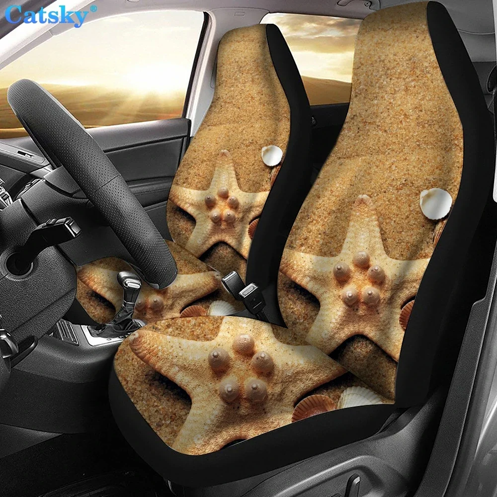 Beach Shell Car Front Seat Cover Printed Pattern 2-Piece Set Car Accessories Protective Cover Car Decoration Seat Cover
Beach Shell Car Front Seat Cover Printed Pattern 2-Piece Set Car Accessories Protective Cover Car Decoration Seat Cover