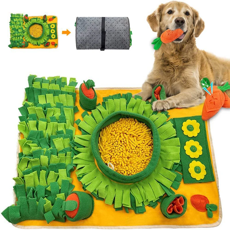 Soft Large Snuffle Mat for Dogs Durable Washable Interactive Training Stress Relief Dog Snacks Slow Feeding Mat Pet Puzzle Toy
Soft Large Snuffle Mat for Dogs Durable Washable Interactive Training Stress Relief Dog Snacks Slow Feeding Mat Pet Puzzle Toy