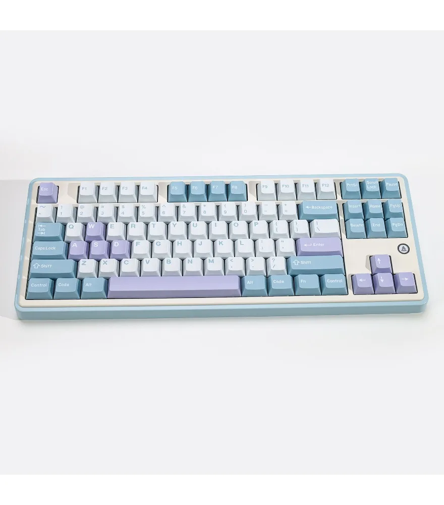 Two-color injection-molded cherry Original high fantasy keycap Blue simple mechanical keyboard PBT material customization
Two-color injection-molded cherry Original high fantasy keycap Blue simple mechanical keyboard PBT material customization