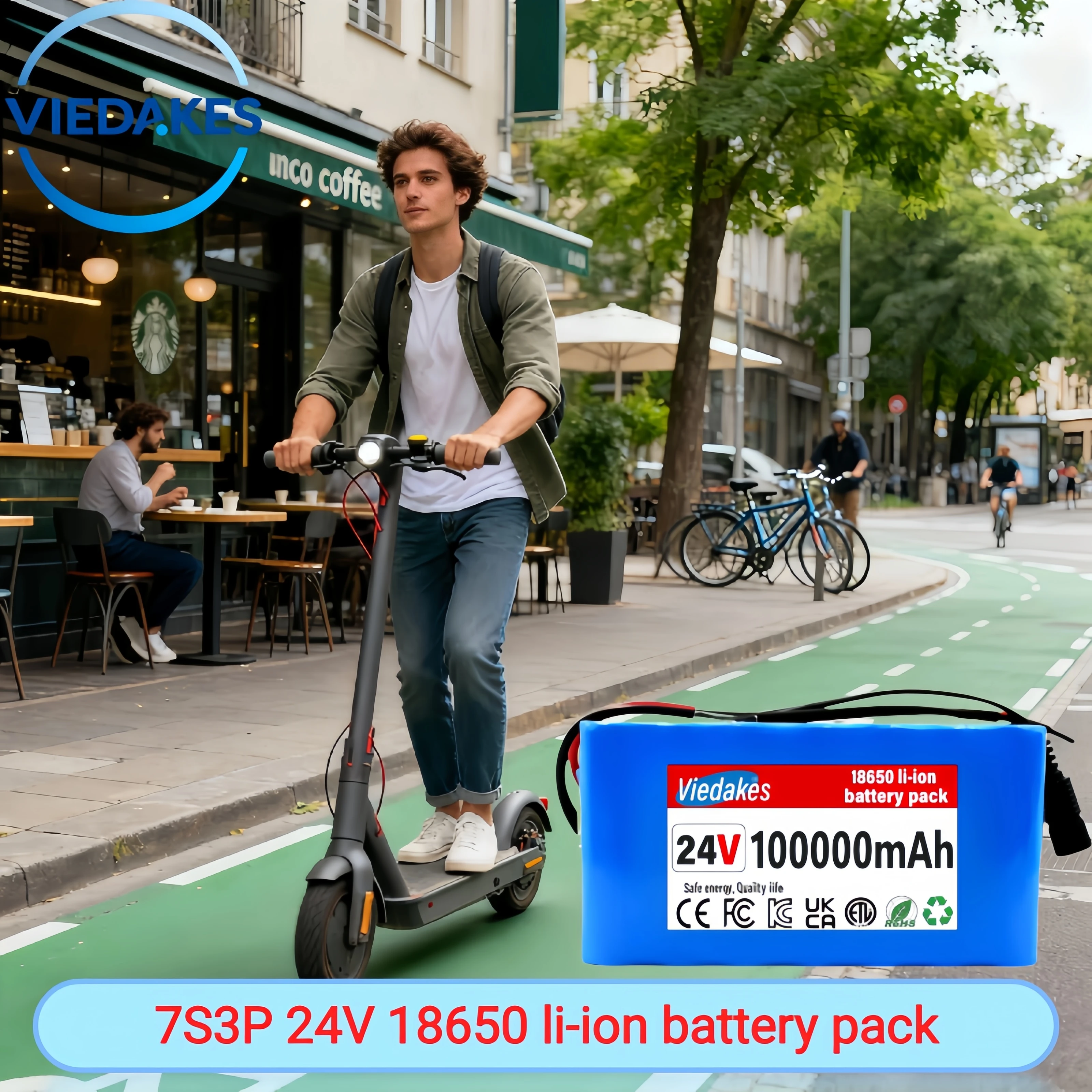 7S3P 24V 100Ah High-Stability Scooter Battery-Reinforced Connectors&Housing, Reliable for Daily Urban Rides & Suburban Commutes
7S3P 24V 100Ah High-Stability Scooter Battery-Reinforced Connectors&Housing, Reliable for Daily Urban Rides & Suburban Commutes