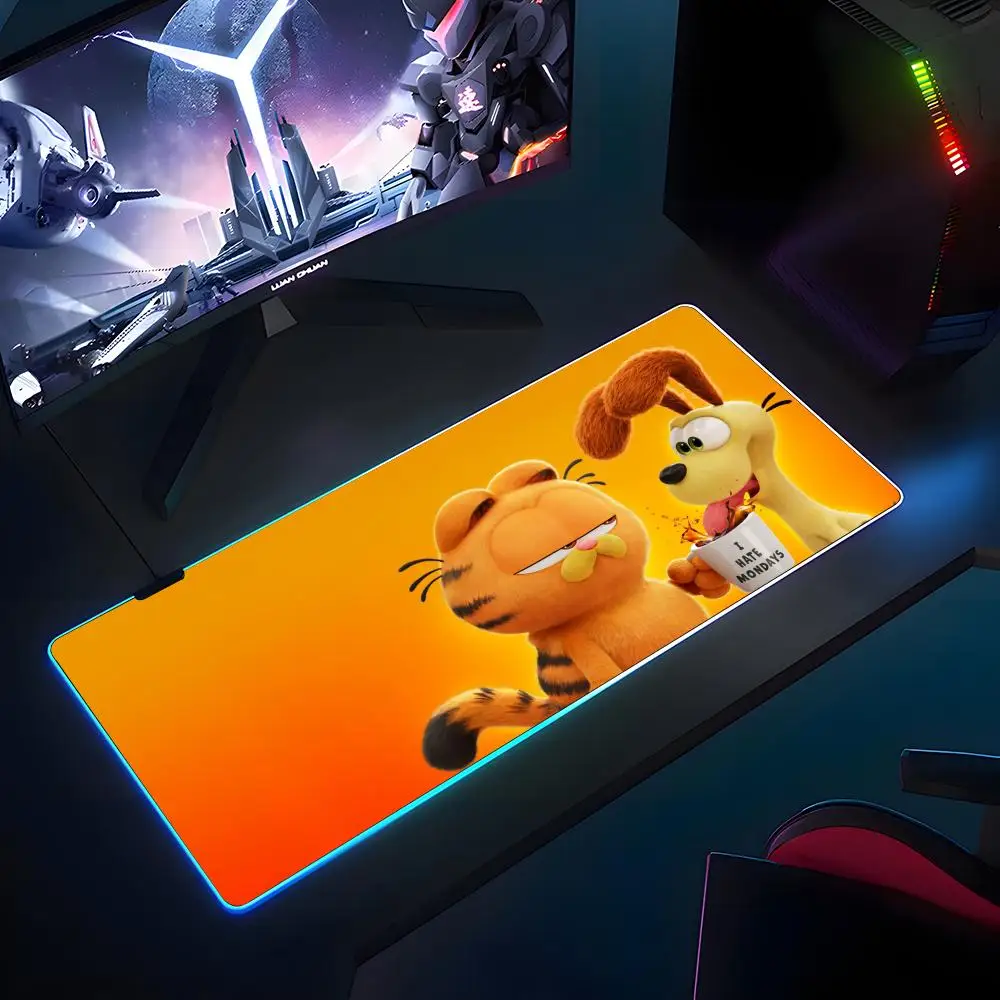 G-Garfield Mouse Pad RGB Rubber Antislip Keyboard Pad 40x90cm Mousepad Gaming Accessories XXL Office Computer Mat
G-Garfield Mouse Pad RGB Rubber Antislip Keyboard Pad 40x90cm Mousepad Gaming Accessories XXL Office Computer Mat