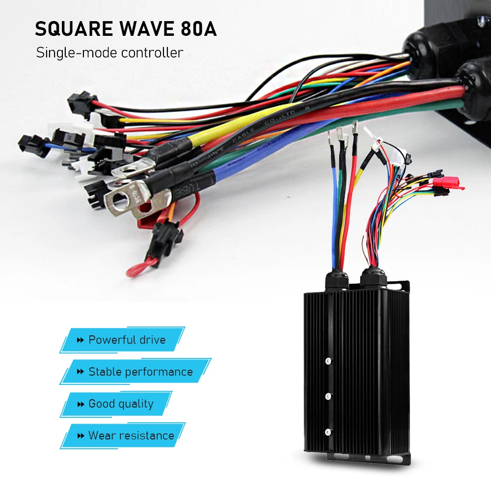 MIni Electric Vehicle Control System 72V 80A Square Wave Controller DC Motor Controller for Mountain Bike Scooter Modification
MIni Electric Vehicle Control System 72V 80A Square Wave Controller DC Motor Controller for Mountain Bike Scooter Modification