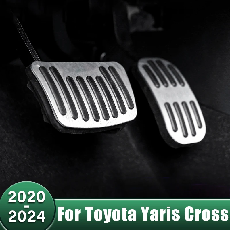 Aluminum Car Accelerator Brake Pedal Cover Anti-Slip Pads Protection Accessories For Toyota Yaris Cross 2020 2021 2022 2023 2024
Aluminum Car Accelerator Brake Pedal Cover Anti-Slip Pads Protection Accessories For Toyota Yaris Cross 2020 2021 2022 2023 2024