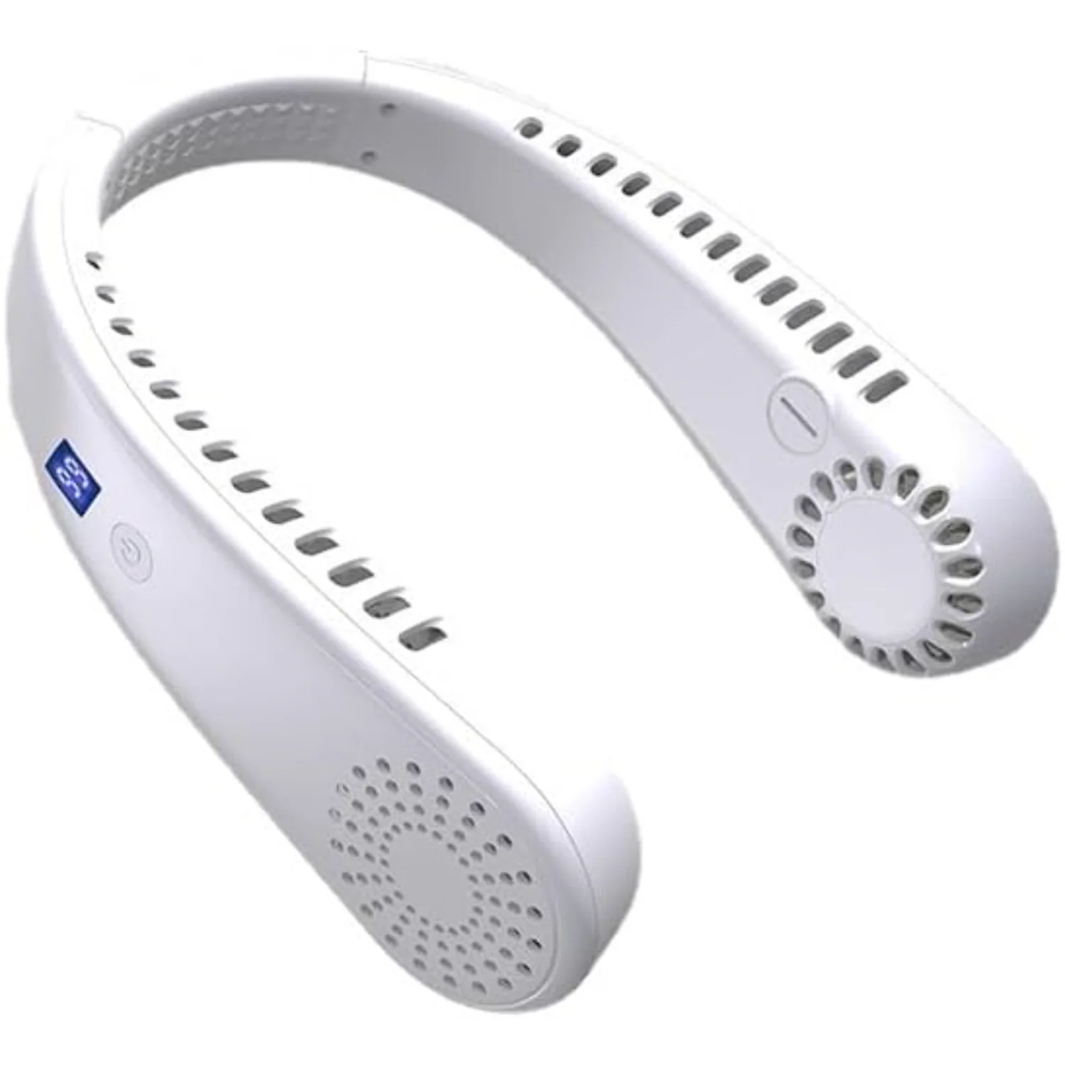 Portable Neck Fan, Bladeless Cooling Fan, 5000 mAh Rechargeable Battery Bladeless Neck Fan, 8H Working Time, Headphone Design Pe
Portable Neck Fan, Bladeless Cooling Fan, 5000 mAh Rechargeable Battery Bladeless Neck Fan, 8H Working Time, Headphone Design Pe