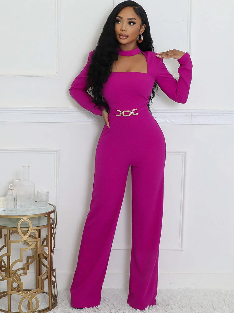 Doyerl Long Sleeve Jumpsuits for Ladies Elegant Party Club Wear High Waist Wide Leg Rompers One Piece Outfits Combinaison Femme
Doyerl Long Sleeve Jumpsuits for Ladies Elegant Party Club Wear High Waist Wide Leg Rompers One Piece Outfits Combinaison Femme