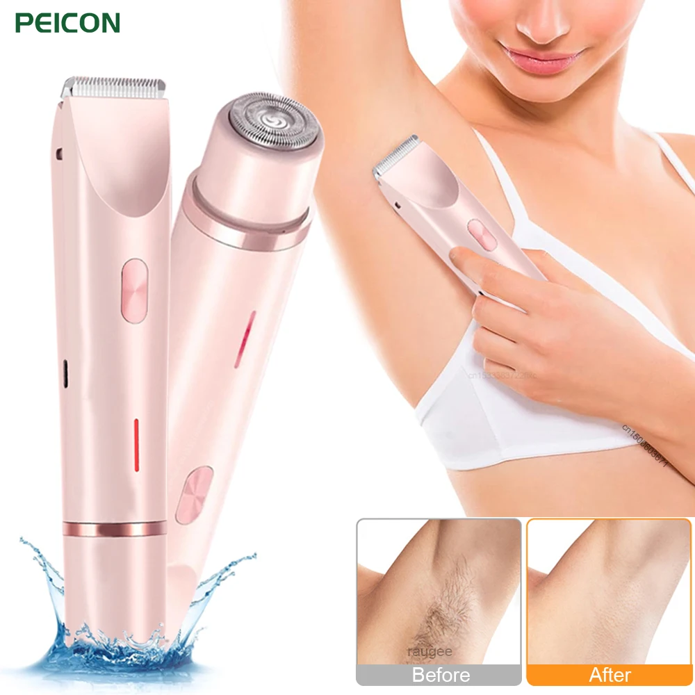 Electric Shaver for Women Bikini Trimmer Facial Mustache Razors for Ladies Body Underarms Legs Portable 2in1 Painless Epilator
Electric Shaver for Women Bikini Trimmer Facial Mustache Razors for Ladies Body Underarms Legs Portable 2in1 Painless Epilator