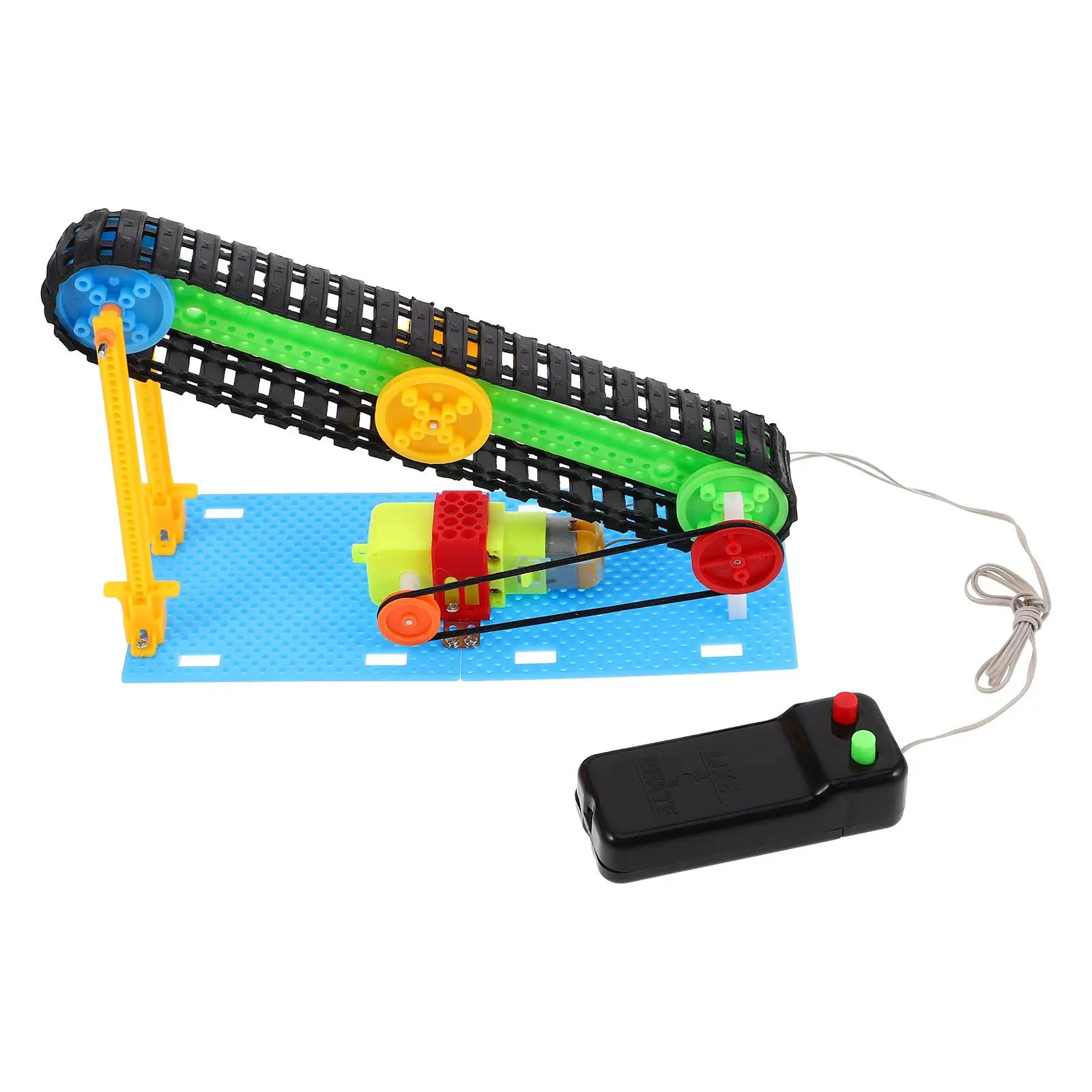 Electric Conveyor Belt DIY Kit STEM Toy for Kids Age 8-12 Robotics Assembly Educational Mini Stair Table Food Transport System
Electric Conveyor Belt DIY Kit STEM Toy for Kids Age 8-12 Robotics Assembly Educational Mini Stair Table Food Transport System