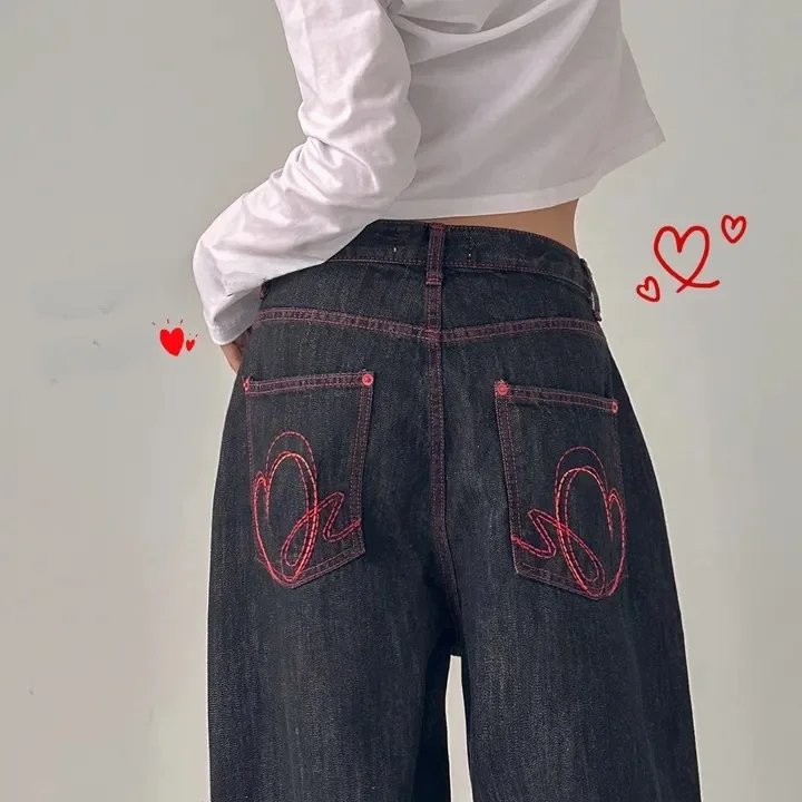 Slimming High Waist Wide Leg Jeans Long Pants Simple Clean Elegant Hip Covering Casual Straight Cut Cotton Denim Skinnies
Slimming High Waist Wide Leg Jeans Long Pants Simple Clean Elegant Hip Covering Casual Straight Cut Cotton Denim Skinnies