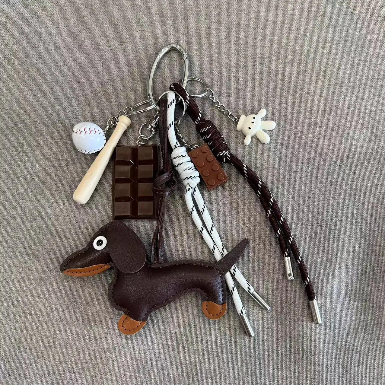 INylon Rope Ornament Ins Niche Personalized Baseball Car Keychain Bag Pendant Couple Woven Hanging Rope Decoration Bag Accessory
INylon Rope Ornament Ins Niche Personalized Baseball Car Keychain Bag Pendant Couple Woven Hanging Rope Decoration Bag Accessory