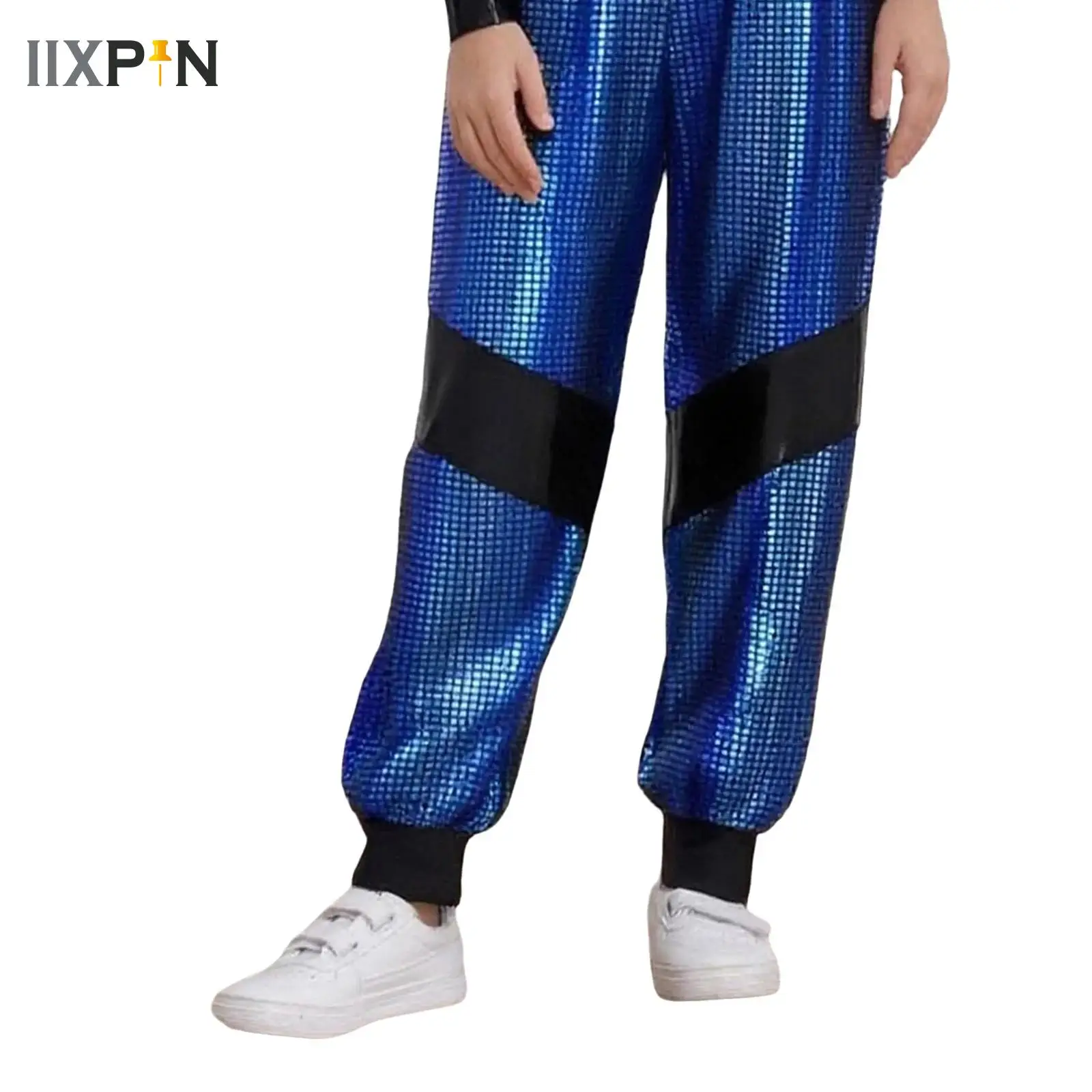 Kids Hip-Hop Jazz Performance Costume Boys Girls Casual Elastic Waistband Metallic Plaid Color Block Long Trousers for Dance
Kids Hip-Hop Jazz Performance Costume Boys Girls Casual Elastic Waistband Metallic Plaid Color Block Long Trousers for Dance