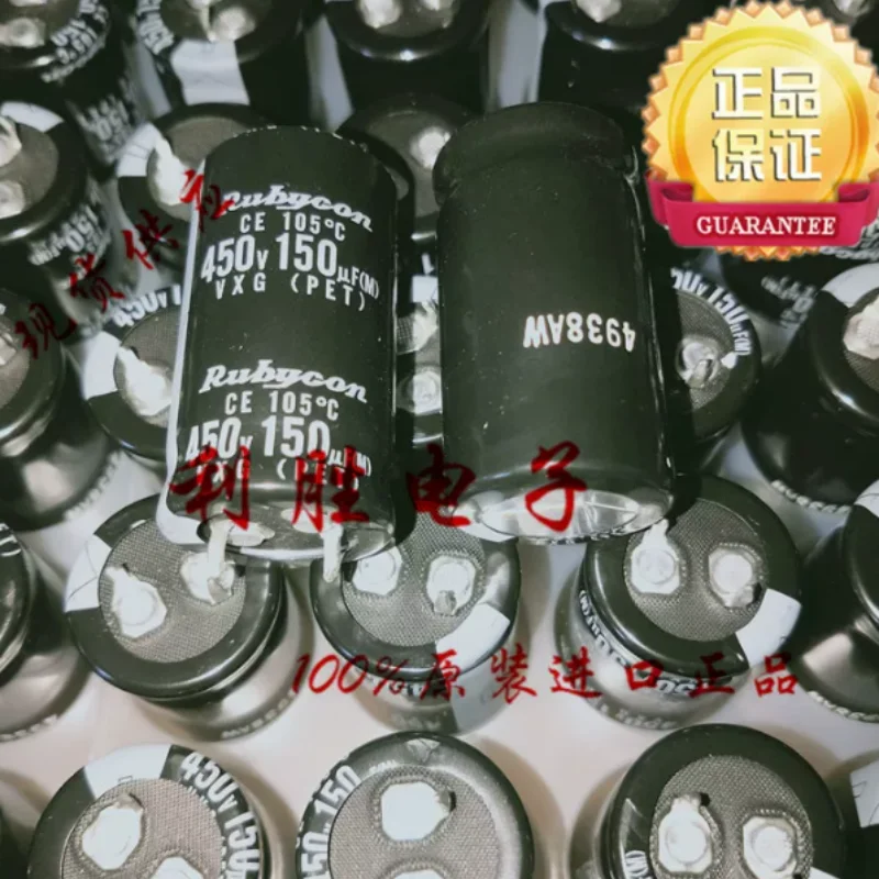 5PCS-30PCS 150UF 450V Japanese Ruby RUBYCON electrolytic capacitor 450V150UF 22 * 40 VXG
5PCS-30PCS 150UF 450V Japanese Ruby RUBYCON electrolytic capacitor 450V150UF 22 * 40 VXG