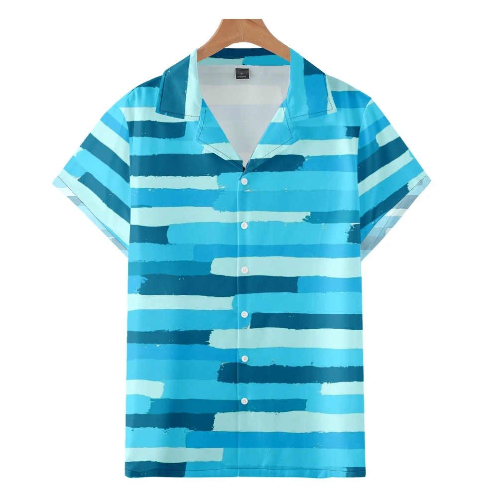 Men's Fashion Cuban Style Stripe Pattern Shirt 3D Print Cozy Casual Short Sleeve Beach Oversized Clothes
Men's Fashion Cuban Style Stripe Pattern Shirt 3D Print Cozy Casual Short Sleeve Beach Oversized Clothes