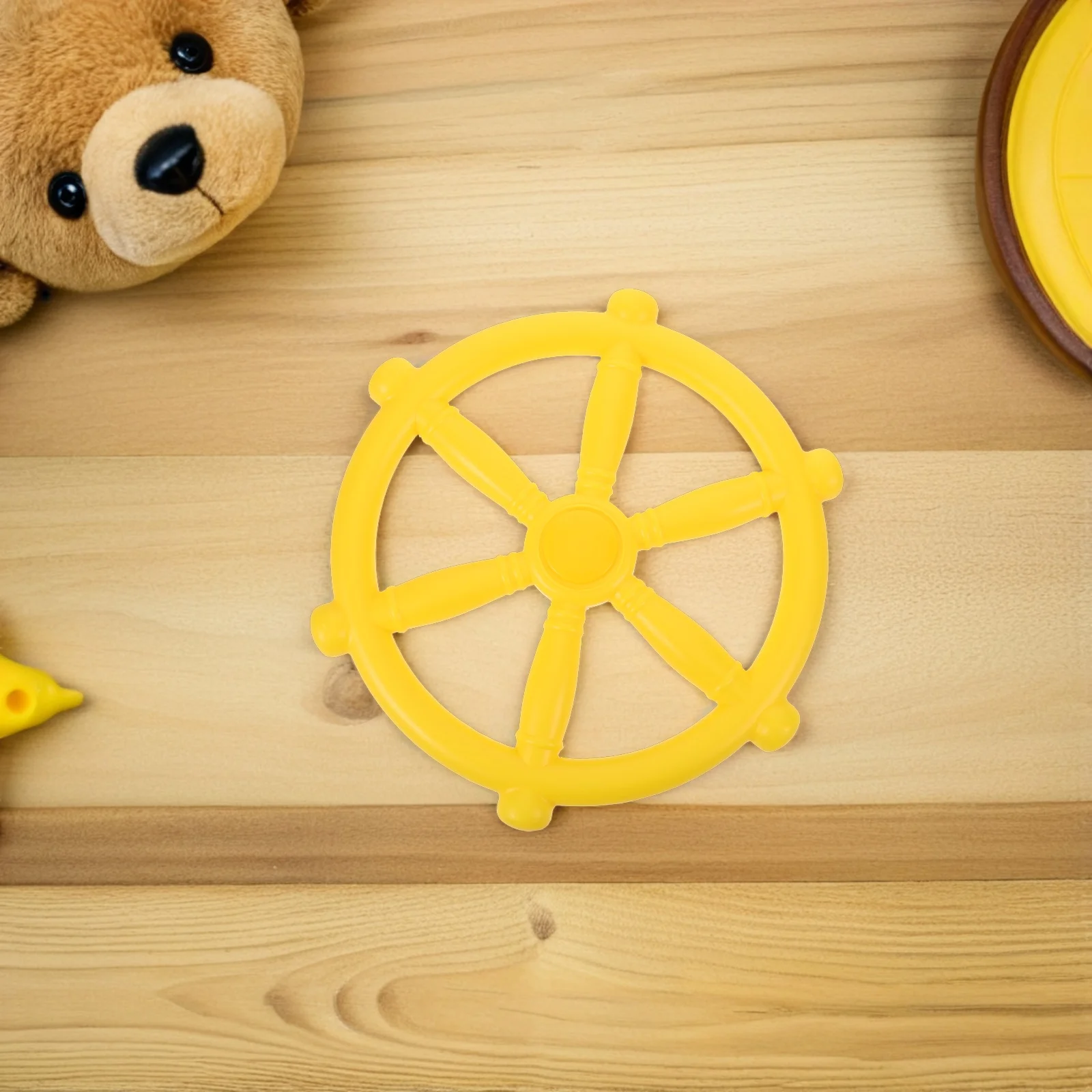 Kids Steering Wheel Outdoor Play Swing Pirate Ship Playground Accessories Interactive Toy PP Wheel for Toddlers Playtime
Kids Steering Wheel Outdoor Play Swing Pirate Ship Playground Accessories Interactive Toy PP Wheel for Toddlers Playtime
