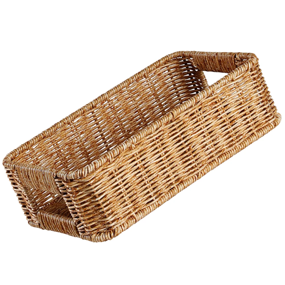 Woven Storage 26x17x8cm Clothes Woven Storage Box Coffee Vintage Rattan Bathroom Bedroom Home Organizer Container
Woven Storage 26x17x8cm Clothes Woven Storage Box Coffee Vintage Rattan Bathroom Bedroom Home Organizer Container