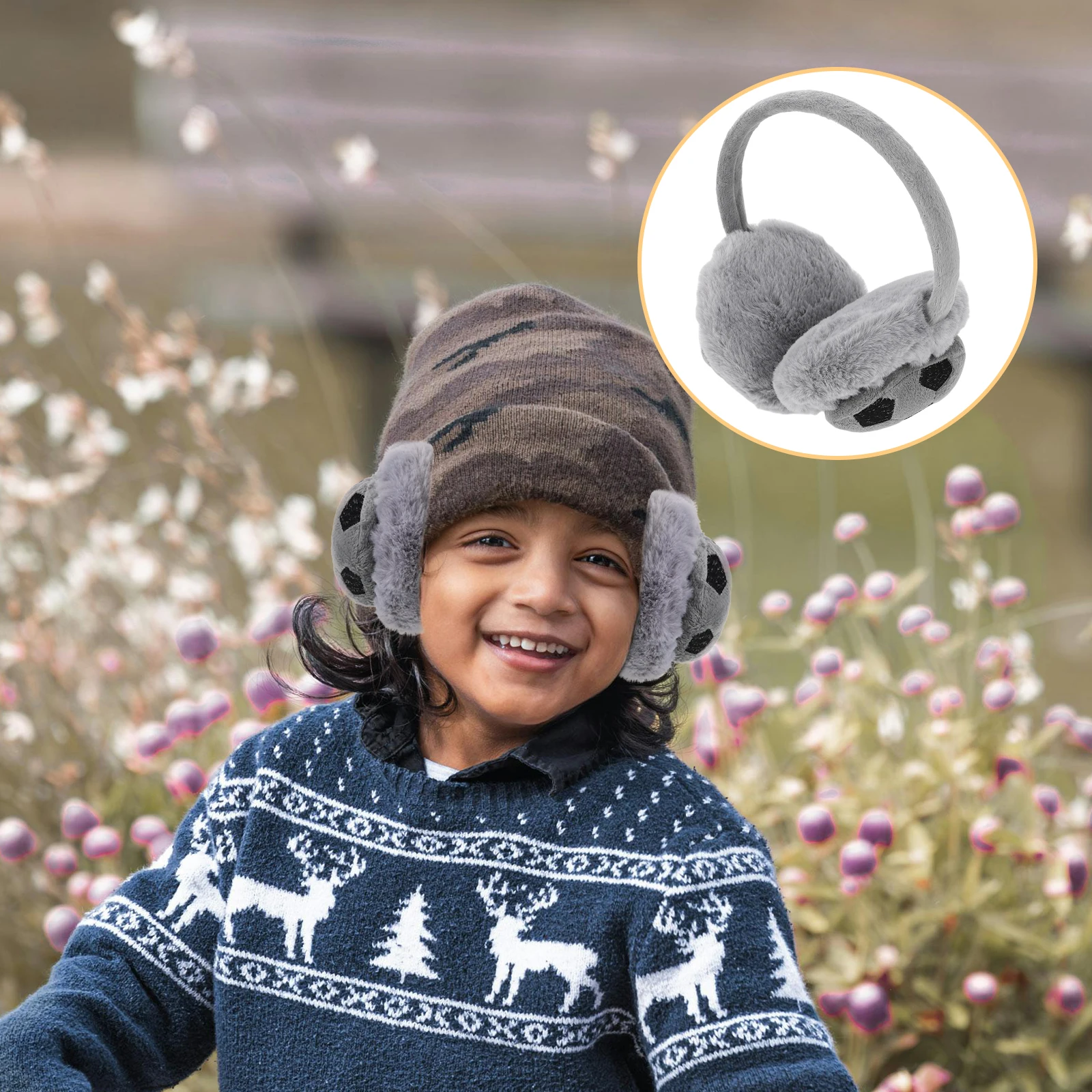 Warm Earmuffs Boys Toddler Winter Earpiece Warmer Artificial Wool s Covers for Cold Weather
Warm Earmuffs Boys Toddler Winter Earpiece Warmer Artificial Wool s Covers for Cold Weather