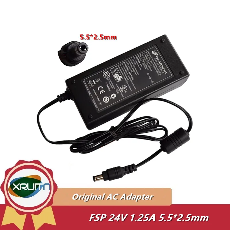 Genuine FSP FSP030-DGAA3 AC DC Switching Power Adapter 24V 1.25A 30W Charger with 5.5*2.5mm Tip Power Supply
Genuine FSP FSP030-DGAA3 AC DC Switching Power Adapter 24V 1.25A 30W Charger with 5.5*2.5mm Tip Power Supply