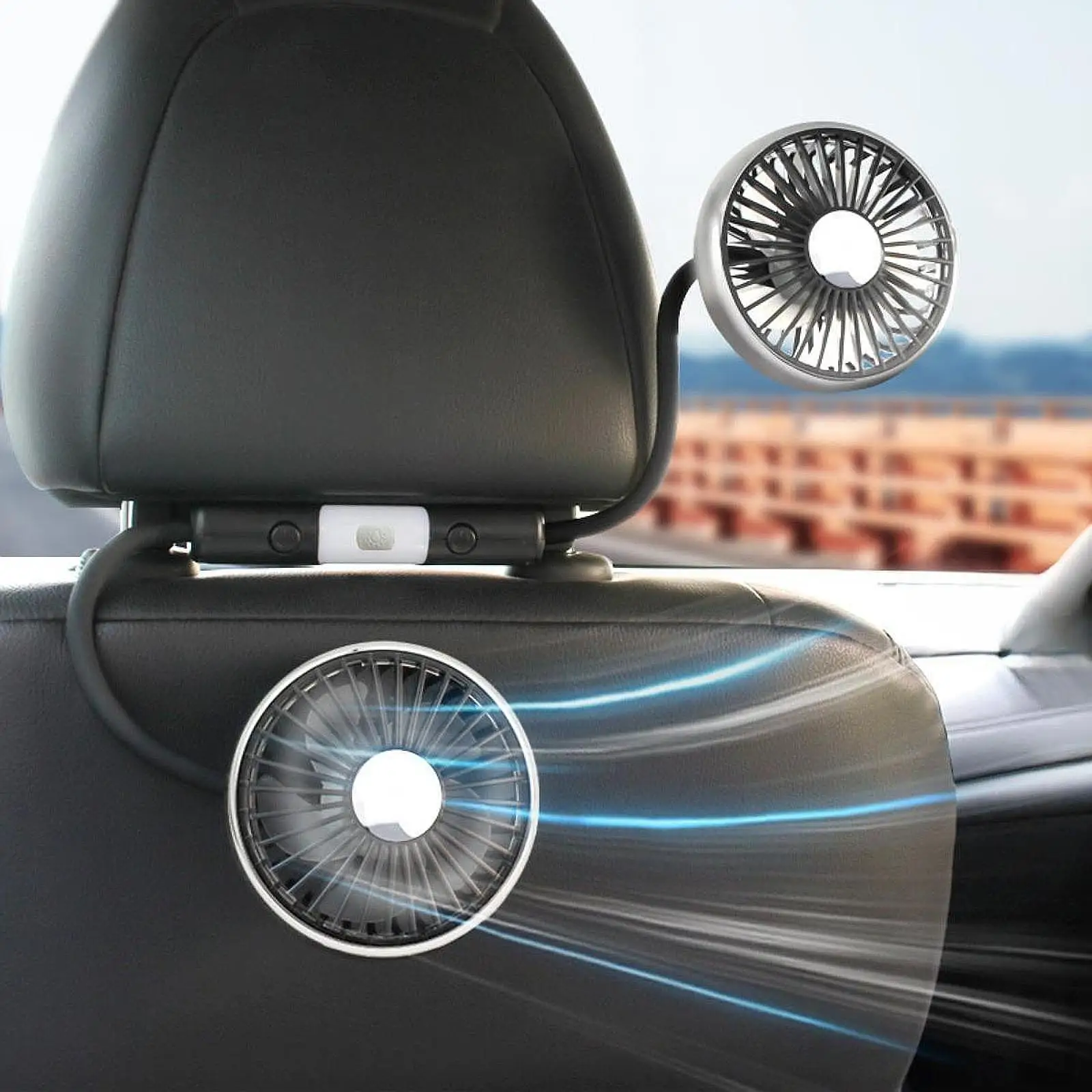 Car Cooling Fan for Back Seat Car Fan for Backseat for Home Truck Sedan
Car Cooling Fan for Back Seat Car Fan for Backseat for Home Truck Sedan