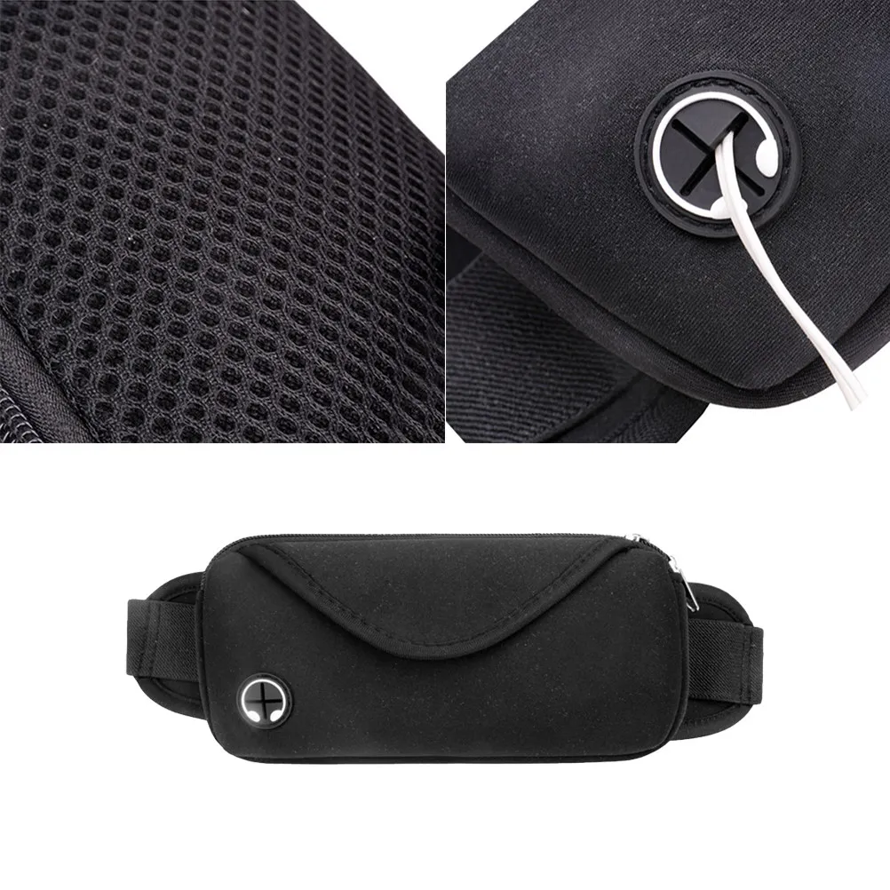 Black Running Waist Bag Outdoor Lightweight Cloth Waist Pack Hiking Travel Zipper Design Earphone Hole Portable Hands Free
Black Running Waist Bag Outdoor Lightweight Cloth Waist Pack Hiking Travel Zipper Design Earphone Hole Portable Hands Free