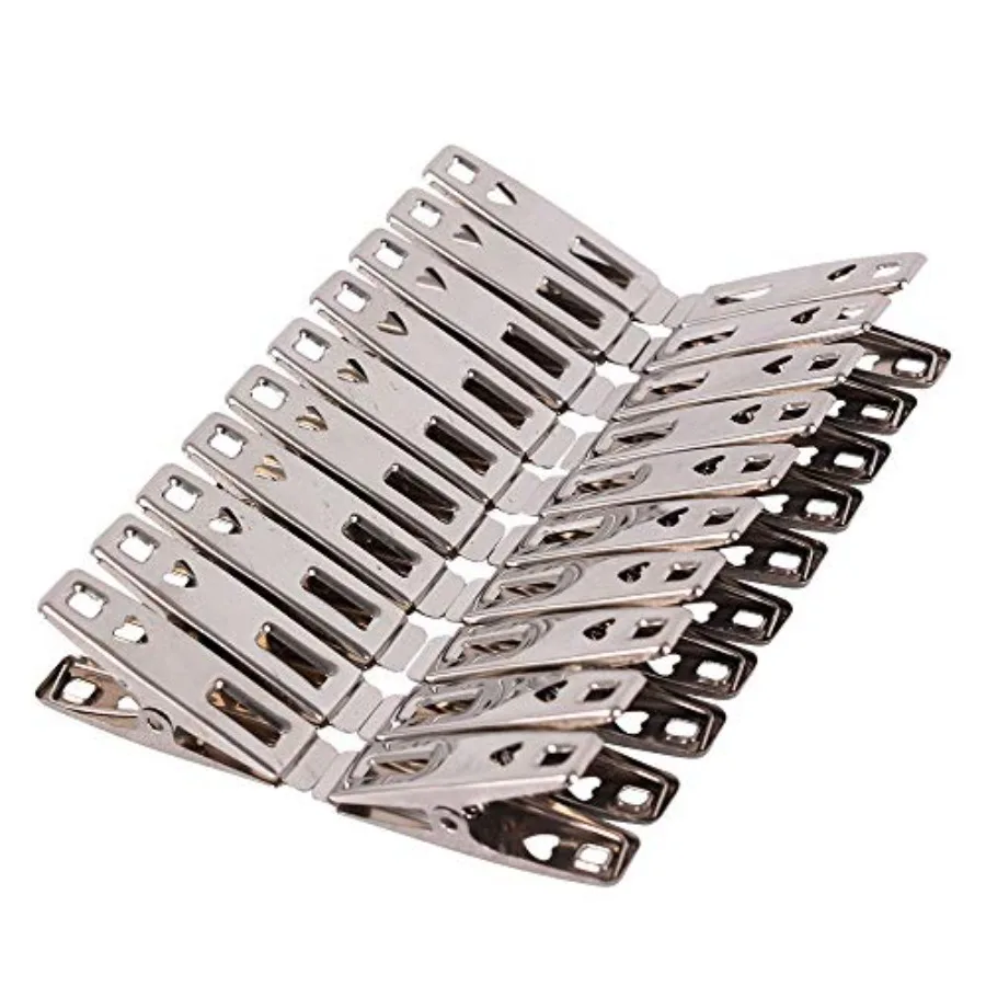 40 Pack Heavy Duty Stainless Steel Clothes Pins, Non-Slip Rubber Coated Clothespins, Metal Laundry Pegs for Outdoor Clothesline
40 Pack Heavy Duty Stainless Steel Clothes Pins, Non-Slip Rubber Coated Clothespins, Metal Laundry Pegs for Outdoor Clothesline