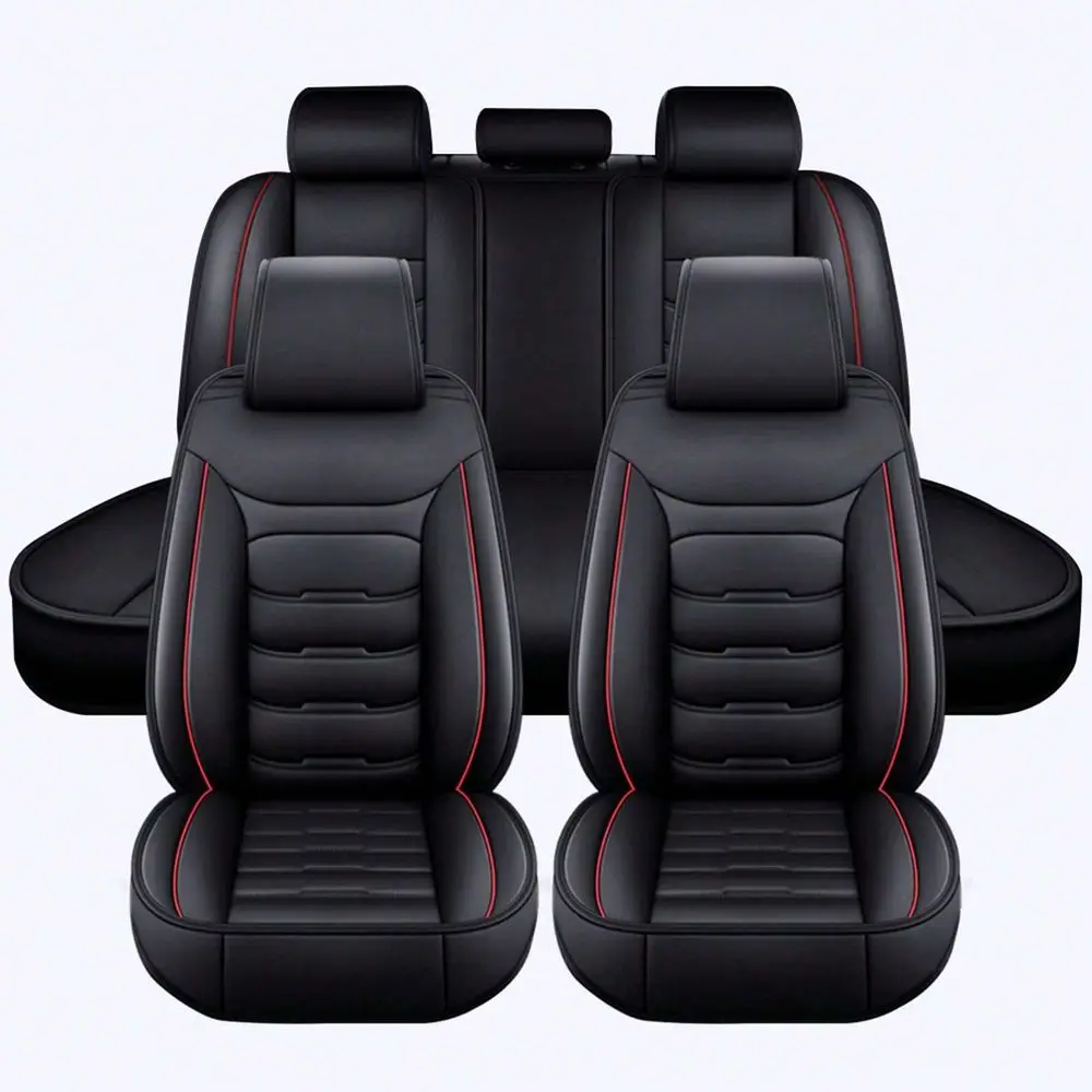 5 Seat Car Cover PU Leather Seat Covers Full Set Waterproof For Car Sedan SUV Truck Front And Rear Seat Cover Protector, C102
5 Seat Car Cover PU Leather Seat Covers Full Set Waterproof For Car Sedan SUV Truck Front And Rear Seat Cover Protector, C102