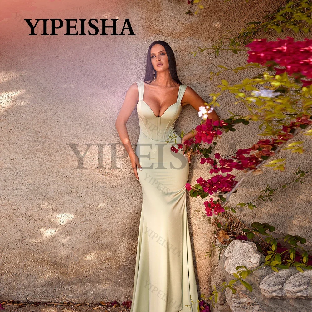 Sweetheart Sheath Mermaid Formal Evening Dresses Spaghetti Strap Sleeveless Simple Long Party vestidos de noche
Sweetheart Sheath Mermaid Formal Evening Dresses Spaghetti Strap Sleeveless Simple Long Party vestidos de noche