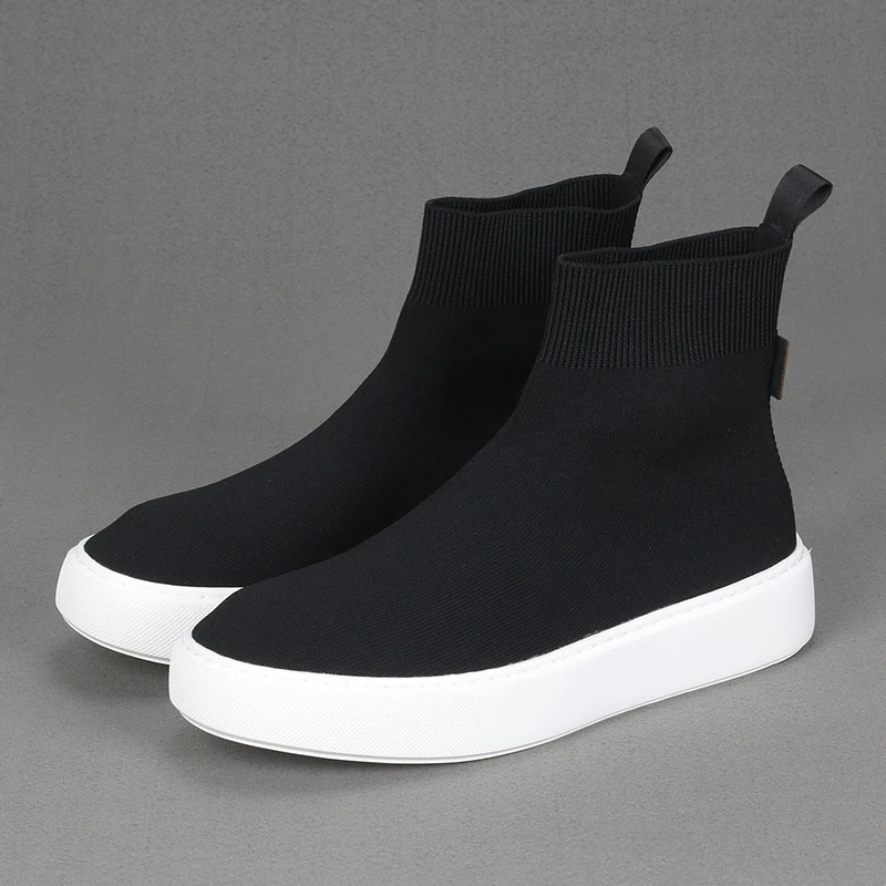 New Men's Casual Black Breathable Mesh Trendy Shoes Lightweight and Comfortable Versatile Socks and Shoes
New Men's Casual Black Breathable Mesh Trendy Shoes Lightweight and Comfortable Versatile Socks and Shoes