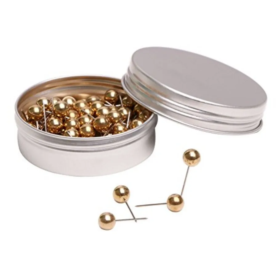 100PCS 1/4 Inch Small Round Head Map Tacks Pins for Home Office Bulletin Cork Board Use and DIY Craft Project
100PCS 1/4 Inch Small Round Head Map Tacks Pins for Home Office Bulletin Cork Board Use and DIY Craft Project