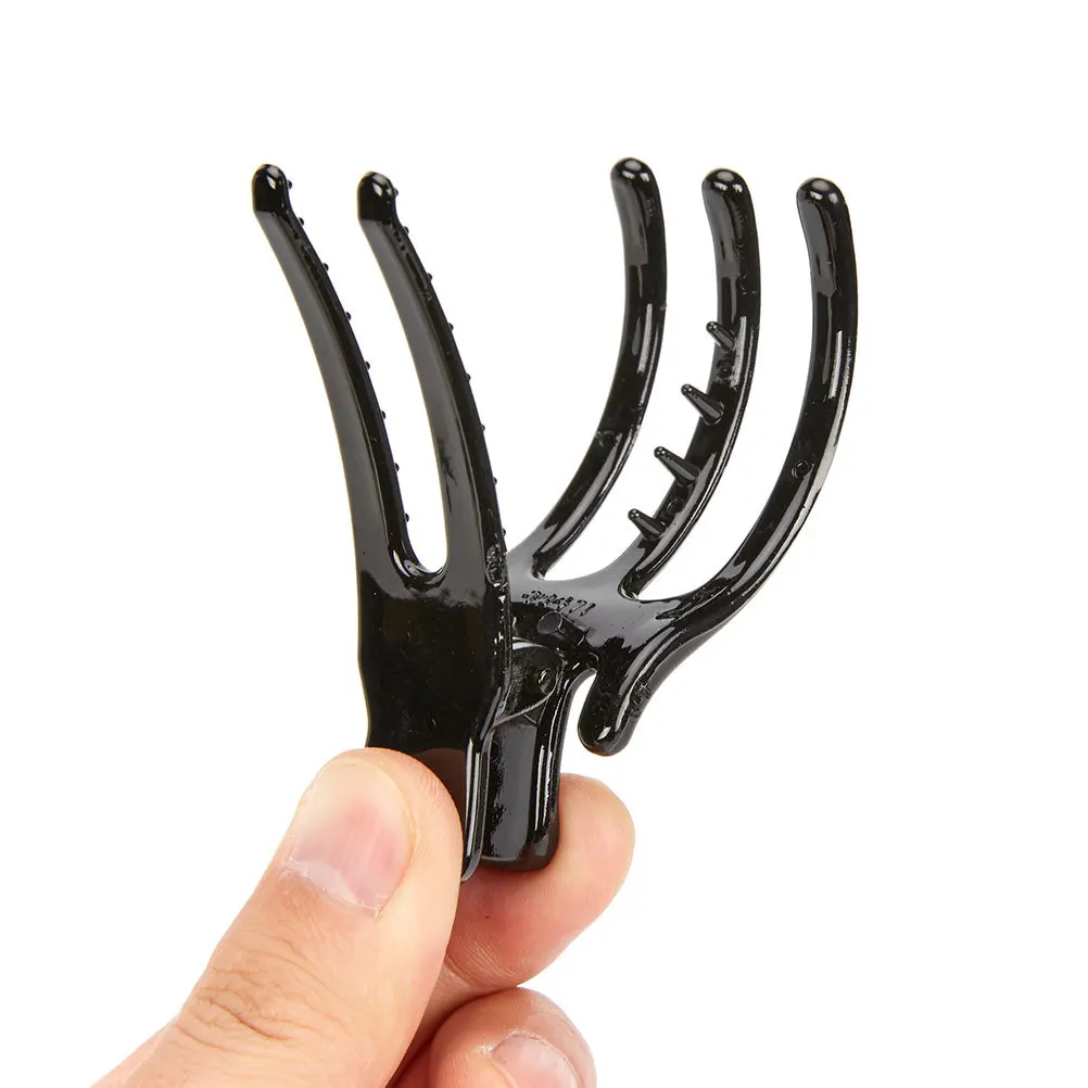 12Pcs Plastic Toothed Hair Clips Ponytail Holder Black Durable Non-Slip Hair Accessories for Women Girls Woman Decor
12Pcs Plastic Toothed Hair Clips Ponytail Holder Black Durable Non-Slip Hair Accessories for Women Girls Woman Decor