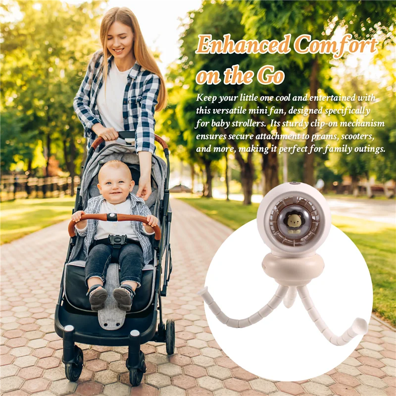 AA81-Portable Baby Stroller Fan USB Rechargeable,Light & Music Feature Ideal Forkids' Outdoor Use
AA81-Portable Baby Stroller Fan USB Rechargeable,Light & Music Feature Ideal Forkids' Outdoor Use