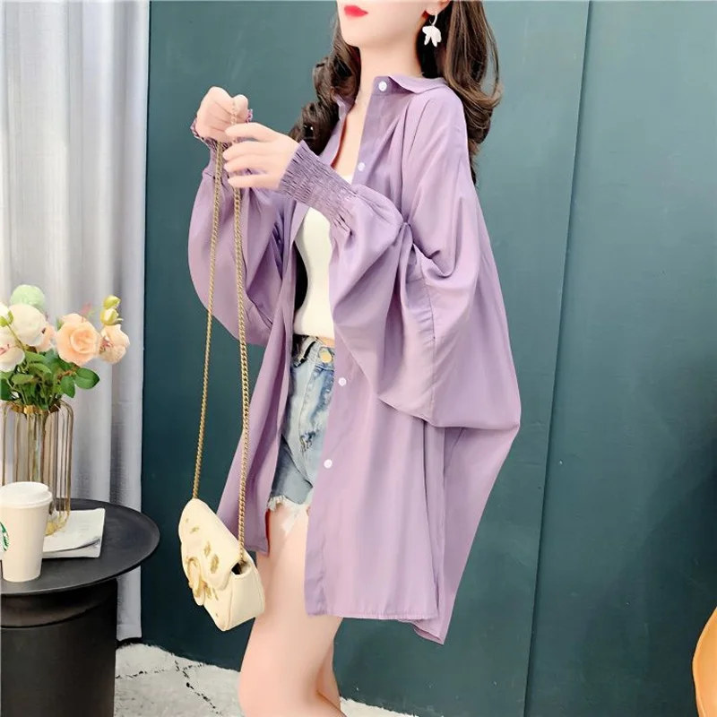 2026 Spring and Summer Korean Edition Loose and Casual Versatile Thin Western Design Feel Sunscreen Long Women's Oversize Shirt
2026 Spring and Summer Korean Edition Loose and Casual Versatile Thin Western Design Feel Sunscreen Long Women's Oversize Shirt